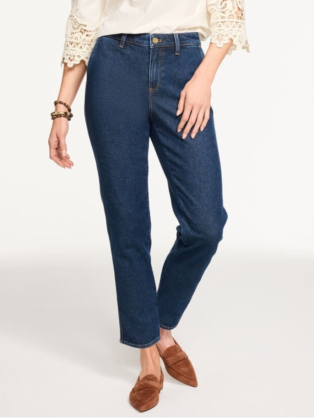 Talbots Slim Straight Ankle Jeans. 18W. NWT.